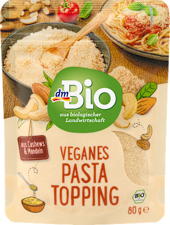 Packung dmBio Pasta Topping vegan, 80 g